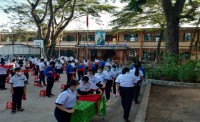 Lễ trưởng thành đội viên và lễ kết nạp đoàn viên mới cho học sinh lớp 9